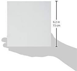 Ampersand Art Supply Wood Gesso Art Painting Panel: Canvas Texture, 1.5 Inch Cradle, 6" x 6"