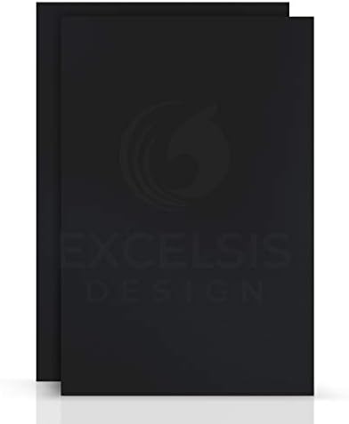 Black Foam Board 12 x 18 x 3/16" (5mm) Inch, 15 Pack Acid-Free Foam Core Poster Board Sheets for Art, Crafts, Presentation, Vision Board, Signboard, and Party Decorations