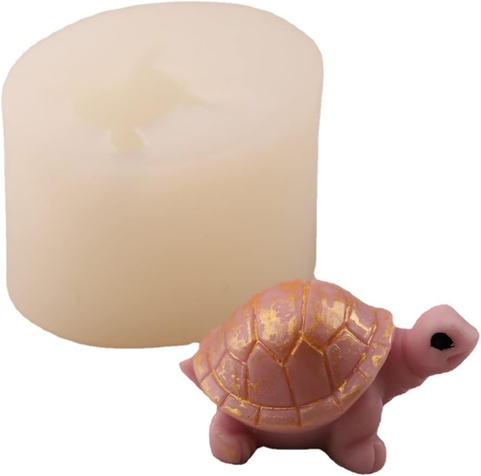 Little Turtle Candle Mold Silicone Resin Epoxy Tortoise Mold for Soap, Decoration, Chocolate, DIY Aromatherapy