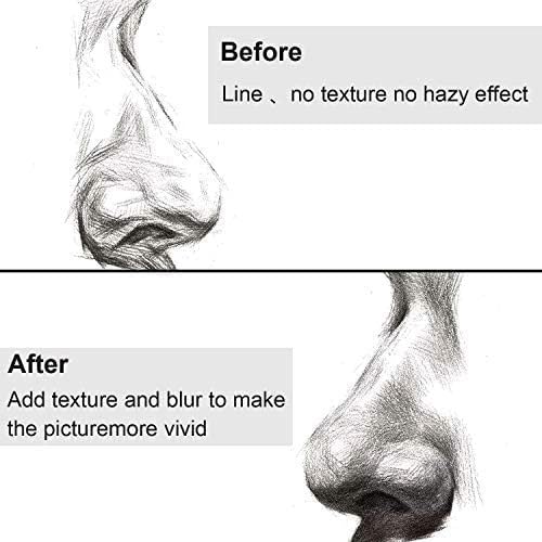 FEBSNOW 48 Pcs Blending Stump and Tortillions, Paper Art Blenders, Art Pencils, Drawing Pencils for Artists Student Sketch Drawing Tools, Drawing Supplies