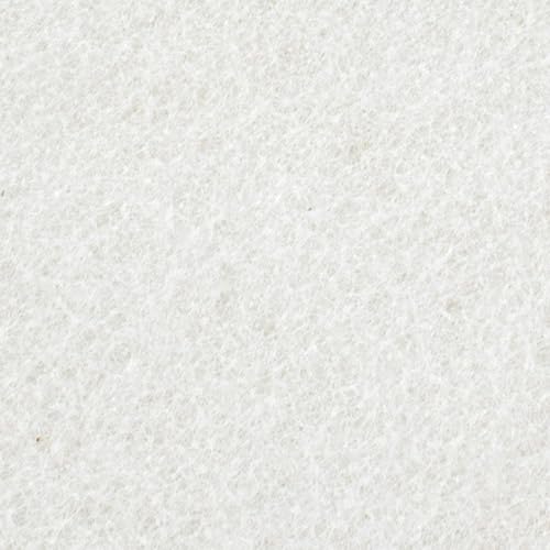 White Buffing and Polishing Pad with Hook and Loop Back | Apply Hard Wax Oils and Stain (20, 6 inch)