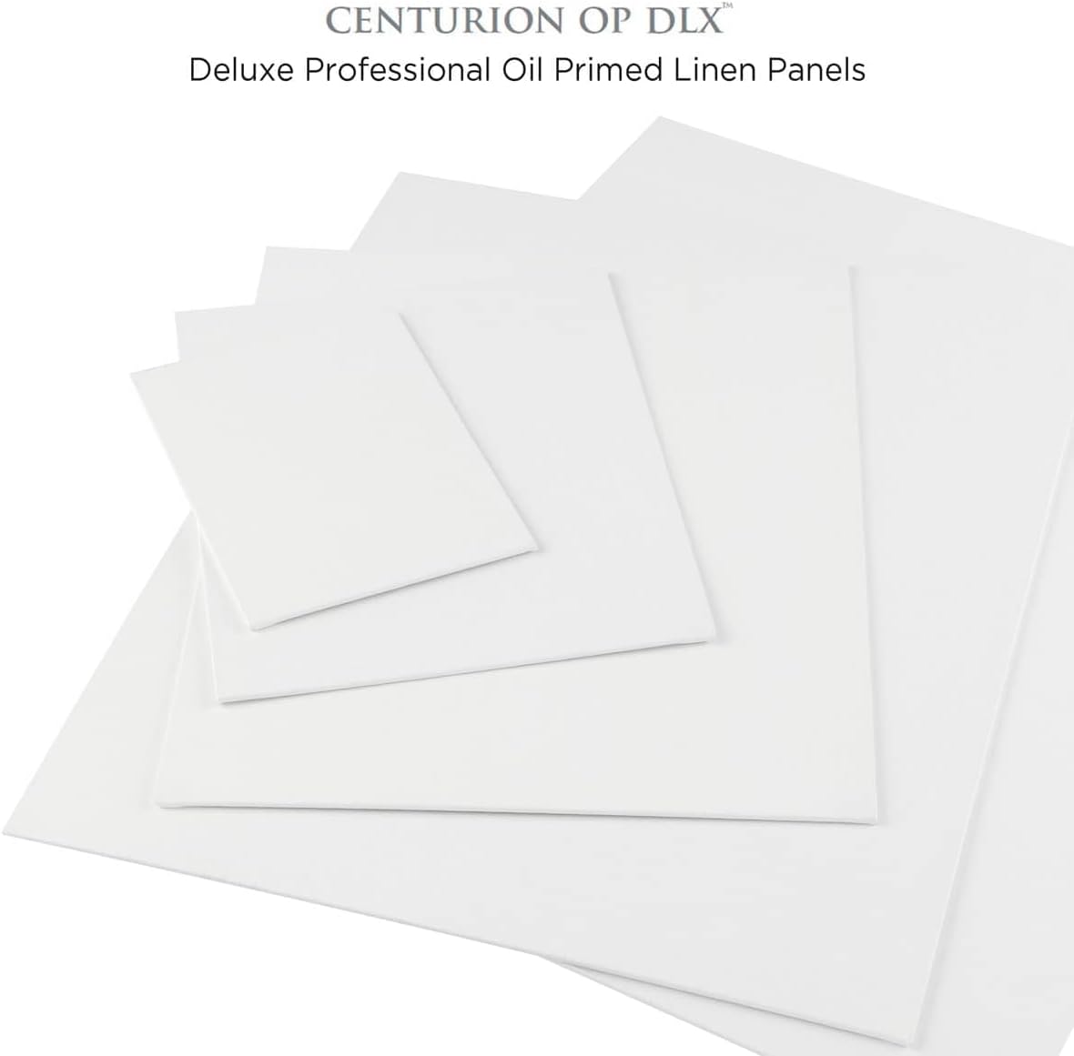 Centurion Deluxe Professional Oil Primed Linen Canvas Panels - 12x24-3 Pack of Linen Canvases for Painting, Artwork and More