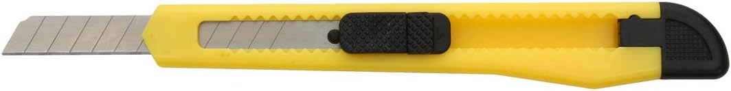 DIYSELF 24 Pack Box Cutters Bulk (9mm Wide Blade Cutter) Utility Knife Retractable, Razor Knife Exacto Knife, Compact, Extended Use for Heavy Duty Office, Home, Crafts, Hobby, Disposable Box Cutter