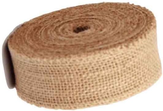 AAYU 3-Pack Burlap Ribbon 90' in Total | 1 1/2" x 10 Yards | Natural Jute | Total 30 Yards