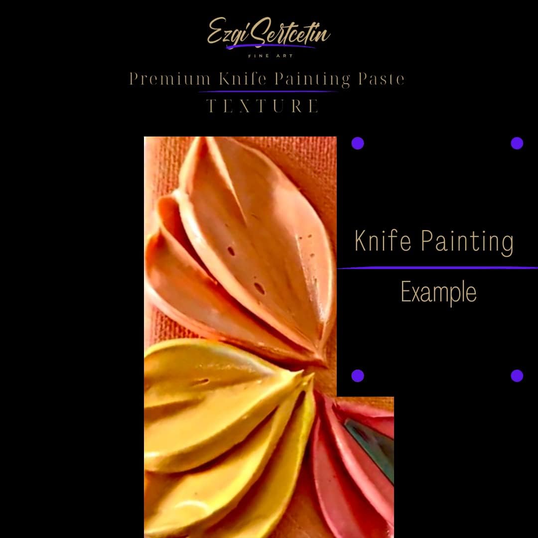 Premium Palette Knife Painting Paste|Texture Paste|Authentic Bright Colors|Ready to Use|Easy to Apply| 6oz (Neon Pink)