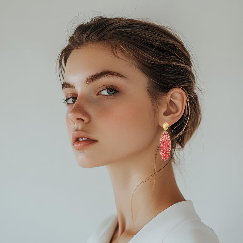 CHGCRAFT Leather Cracks Polymer Clay Texture Sheets Alligator Leather Flaw Silicone Texture Stamp Clay Modeling Pattern Pad Texture Sheets for Polymer Clay Making Earrings Jewelry