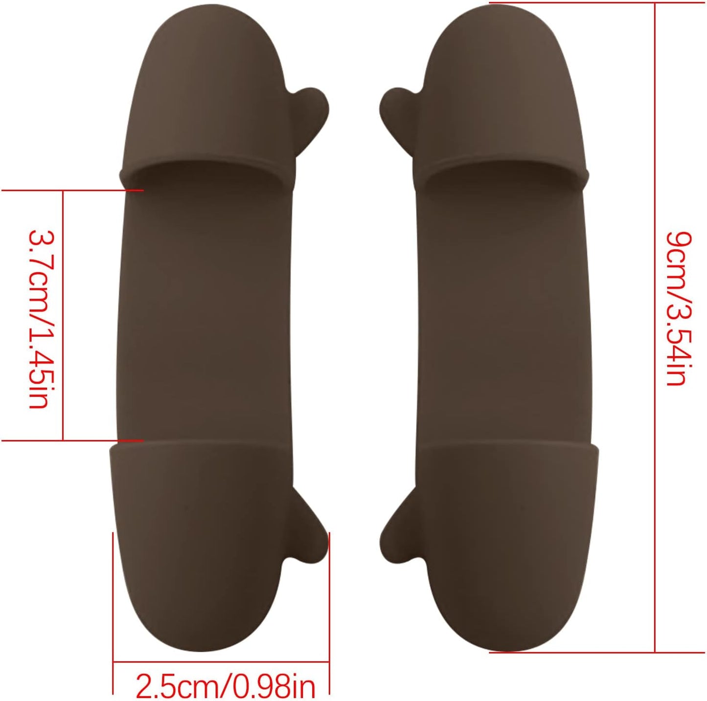 1 Pair Mini Silicone Finger Clip, Professional High Heat Resistant Finger Protection Guards Bowl Dish Plate Clamp Holder, Heat Insulated for Curling & Flat Irons, Wands, Blow Dryers