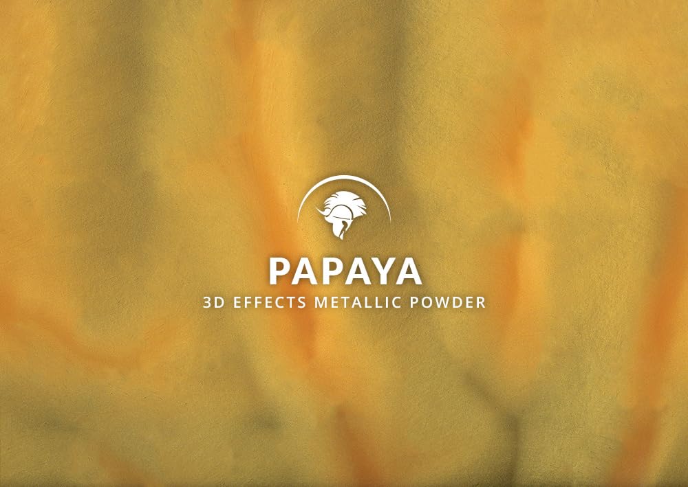 Spartan Epoxies Metallic Pigment Powder for Epoxy - 30 Unique Colors, 4oz for 1 Gallon and 12oz for 3 Gallons of Clear Epoxy, Made in The USA (Papaya, 12oz (135 Grams))