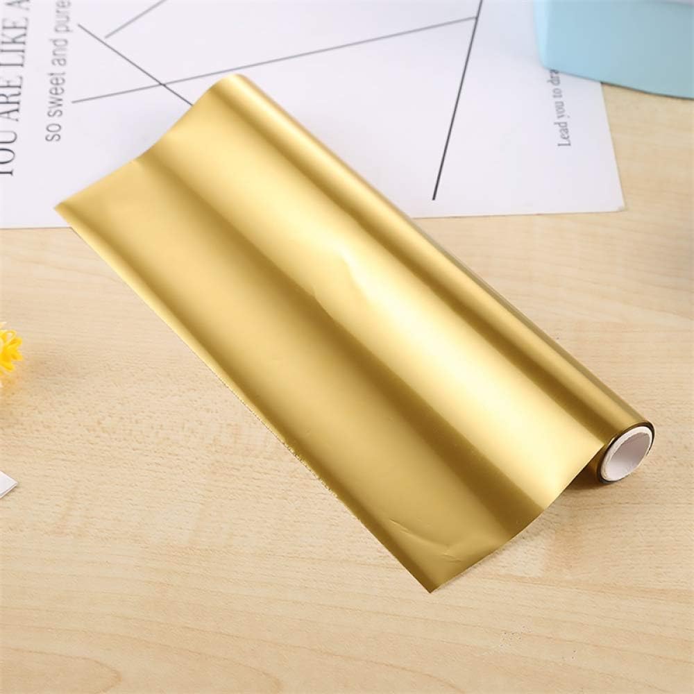 Transfer Foil Paper Bundle for Foil Quill/Heat Foil Pen/Hot Foil Stamping Machine,7.6inchx16.4ft Heat Transfer Foil Roll,5 Assorted Colors Hot Foil Roll Transfer Foil Roll for Craft Card Making
