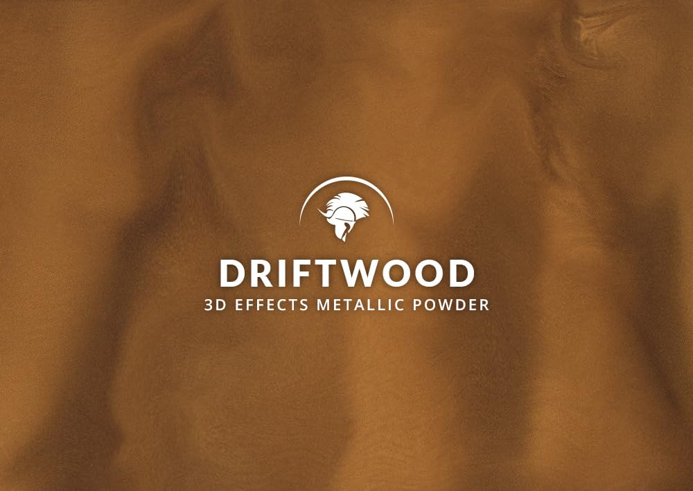 Spartan Epoxies Metallic Pigment Powder for Epoxy - 30 Unique Colors, 4oz for 1 Gallon and 12oz for 3 Gallons of Clear Epoxy, Made in The USA (Driftwood, 4oz (45 Grams))