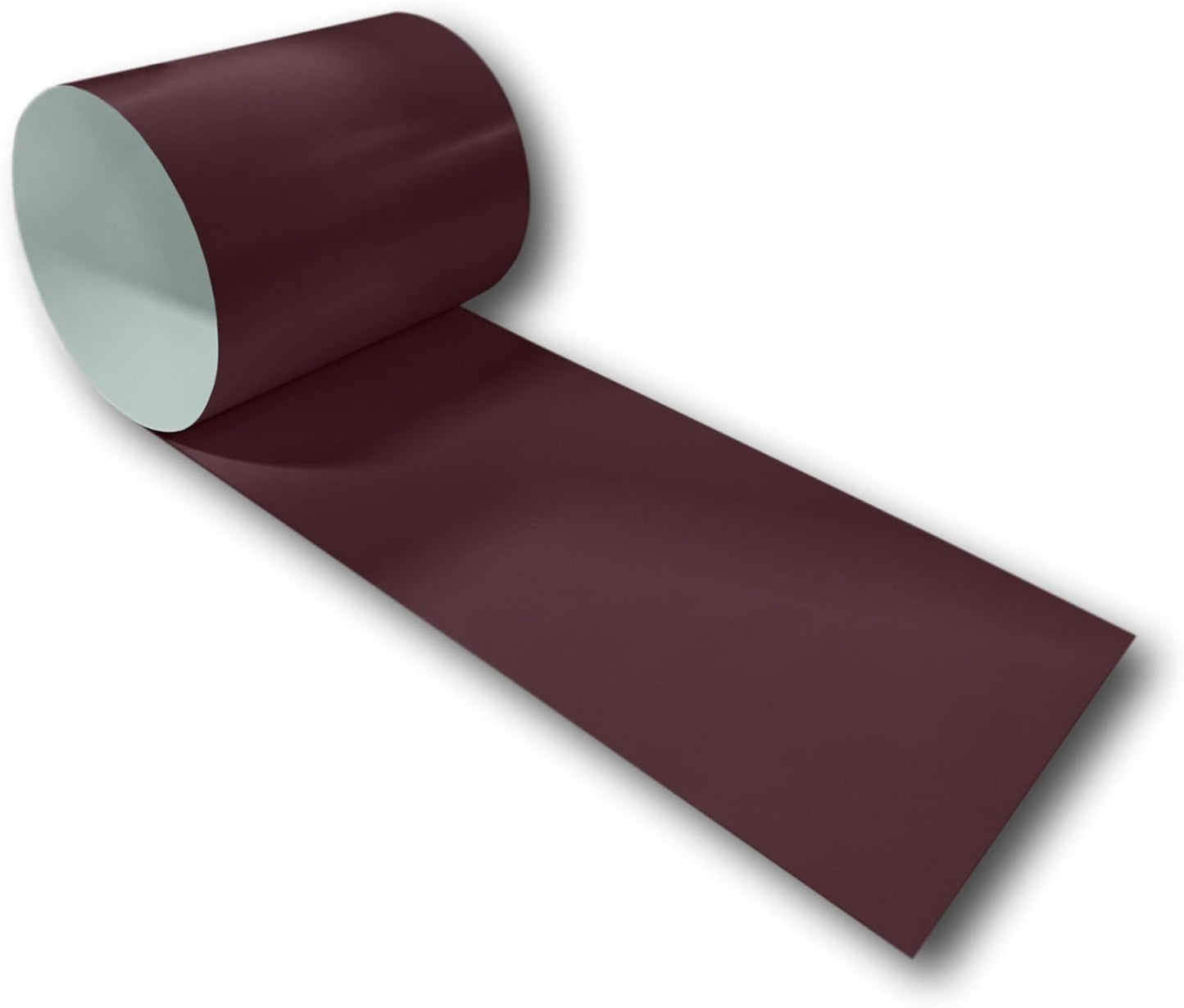 Eagle 1-24 Gauge KYNAR 500 Sheet Metal Flashing Rolls-10 FT Long-Heavy Duty-Commercial Grade-Roofing Flashing, Fascia Cover, Coping Cap-Multiple Sizes (12" x 10 FT, Burgundy)