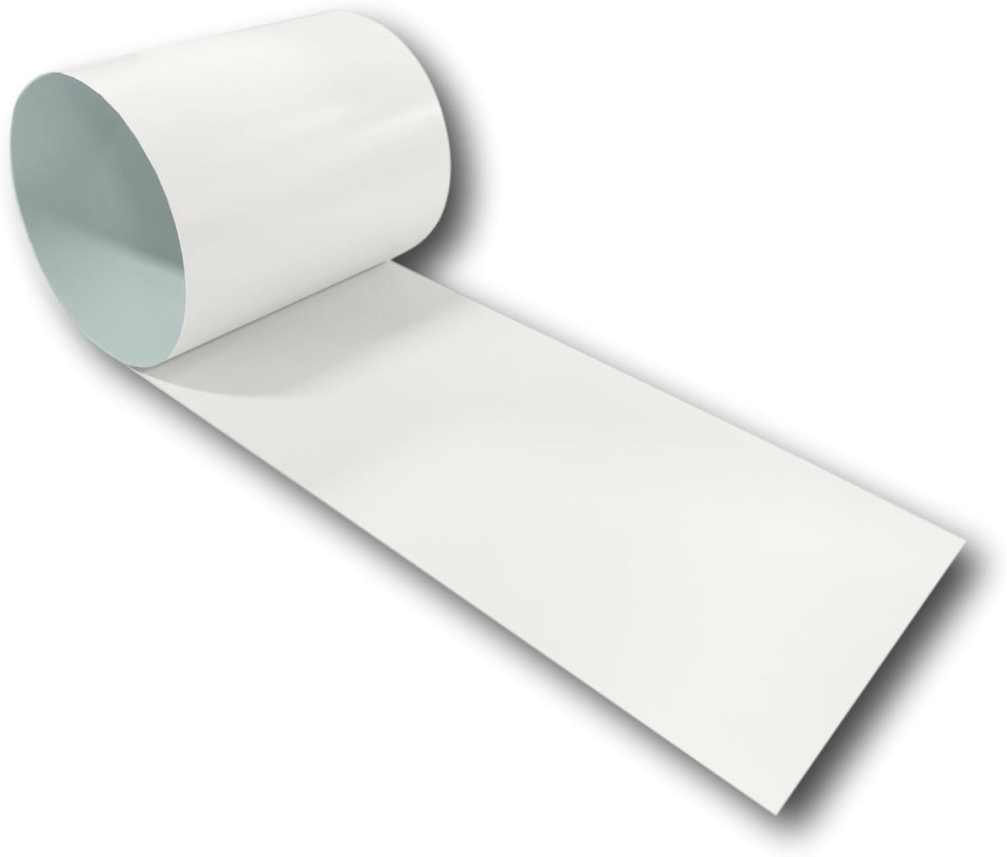 Eagle 1: 24 Gauge KYNAR 500 Sheet Metal Flashing Rolls-10 FT Long-Heavy Duty Pre-Finished Rolls-Commercial Grade-Roofing Flashing, Fascia Cover, Coping Cap-Multiple Sizes (30" x 10 FT, Bone White)