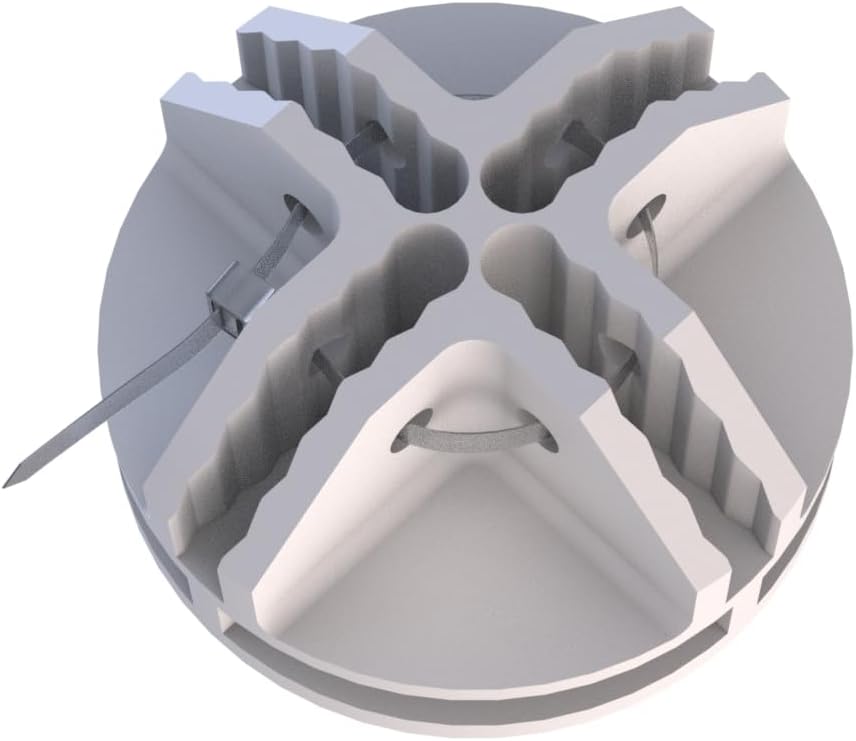 25Pcs Cube Wire Connector replacement for Cube Storage Modular Closet Organizer and Metal Grid Shelving or Pet Animal Playpen (White)