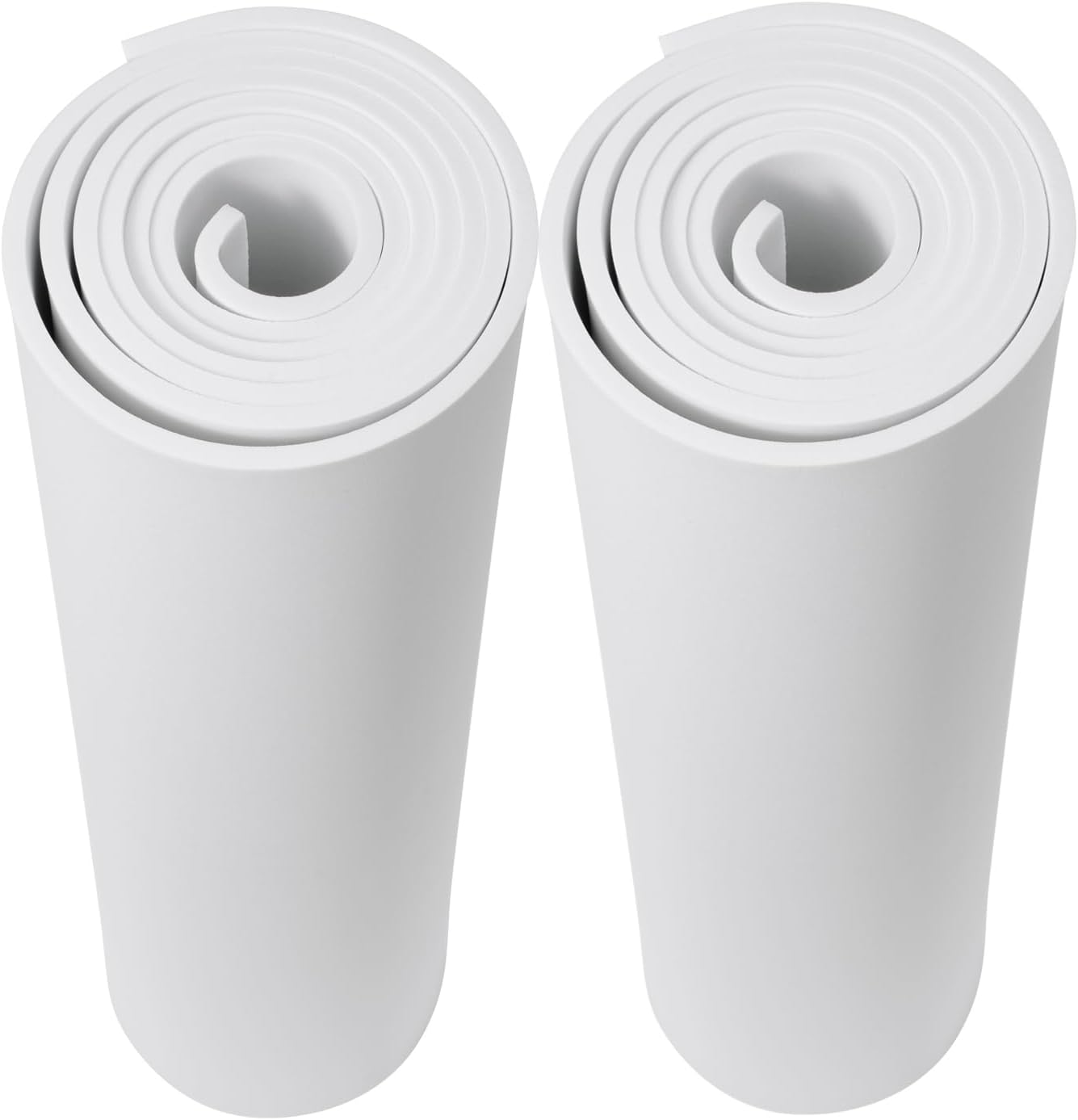 AMZQNART 2Pcs EVA Foam 5mm, Cosplay Foam 39x59 inch White, High Density 90 kg/m³, for Craft Projects Cosplay Costumes, Fake Weapons, Decorations, Christmas, Easter, Thanksgiving, etc.