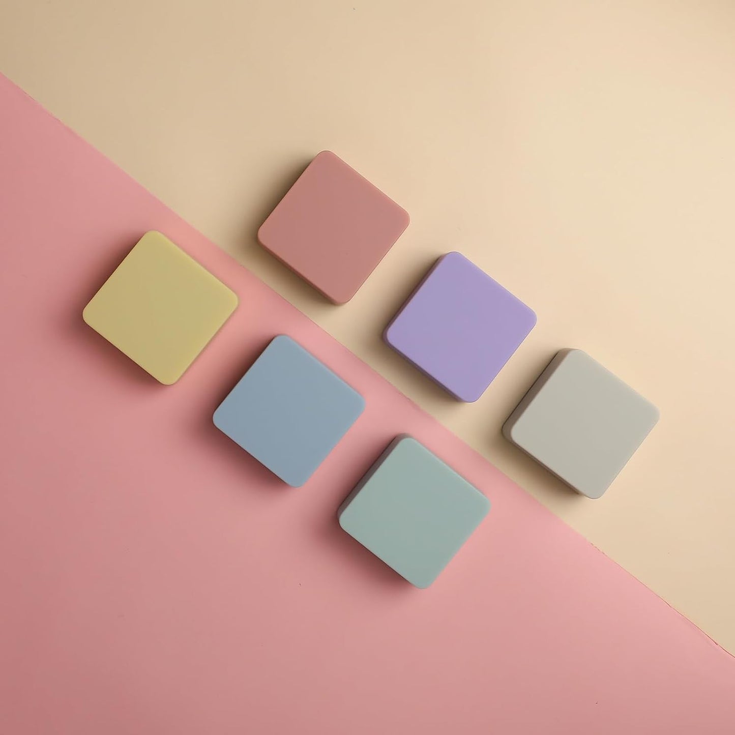 Ddaowanx Dry Erase Erasers, 16 Pack Magnetic Whiteboard Eraser Classroom Must Haves for Teachers, School Supplies (16 Pack/ 8 Color)