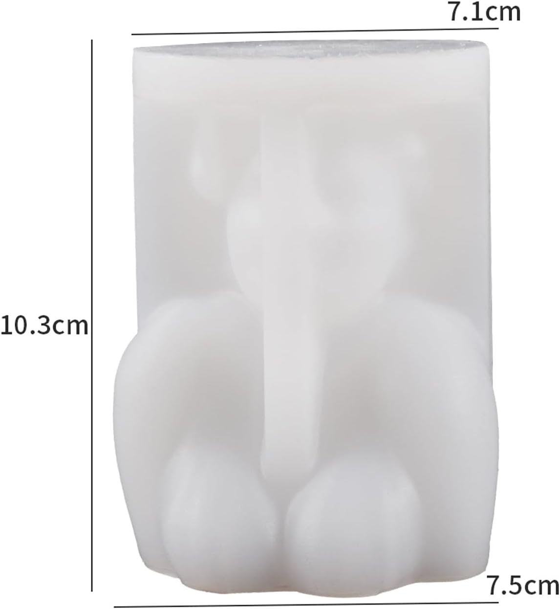 Dance Girl Molds Dance Candle Resin Mold - Resin Casting Silicone Molds for Home Decor & Candle Making Wave Spiral Mold