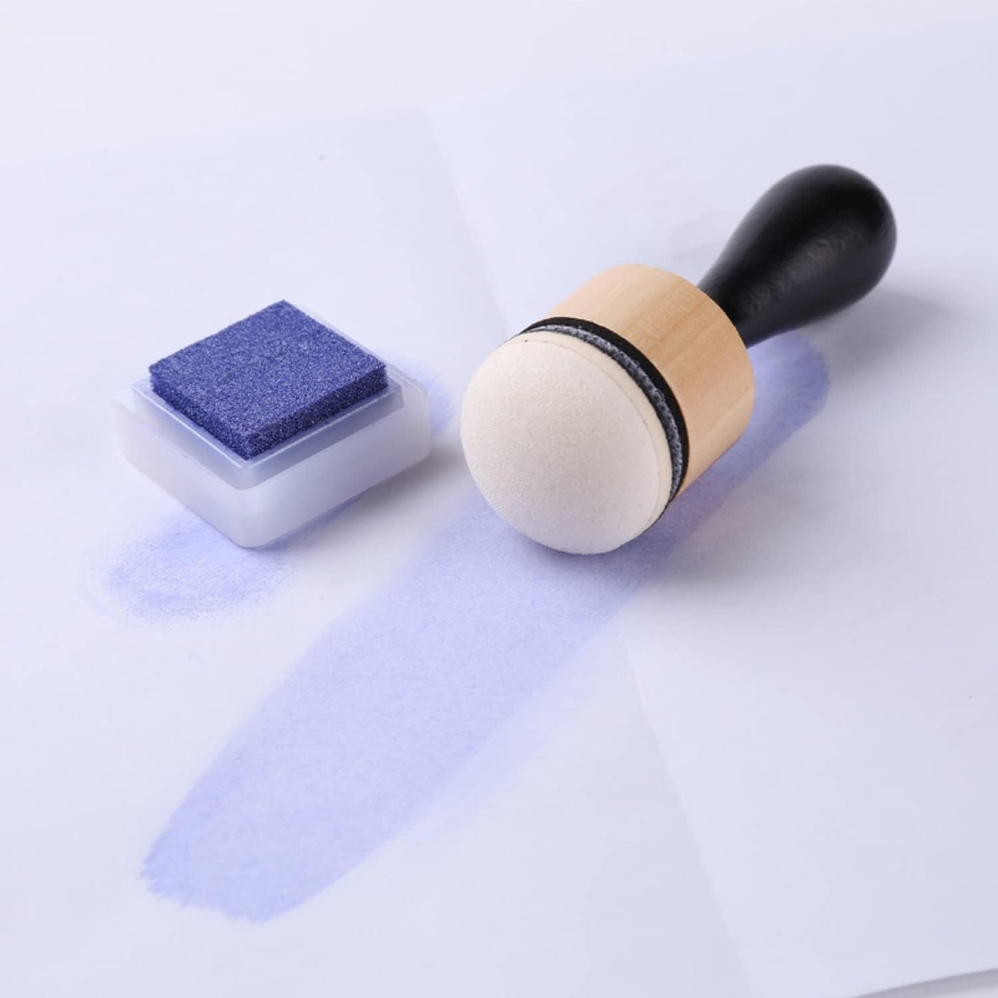 Mini Ink Blending Tool,with Foams Replacement Refill Foam Tool for Foams Scrapbooking Painting Drawing Art Supplies Handle Ink Tools Embossing Stencils