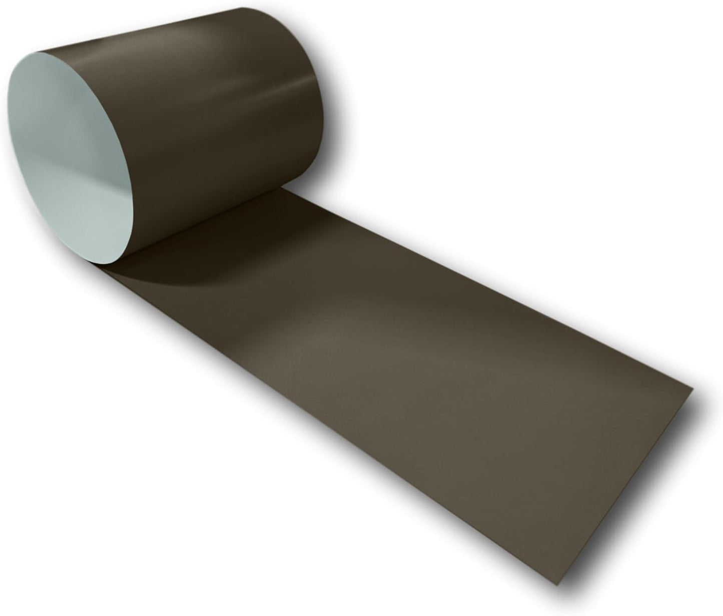 Eagle 1:24 Gauge KYNAR 500 Sheet Metal Flashing Rolls-10 FT Long-Heavy Duty Pre-Finished Rolls-Commercial Grade-Roofing Flashing, Fascia Cover, Coping Cap-Multiple Sizes (18" x 10 FT, Burnished Slate)