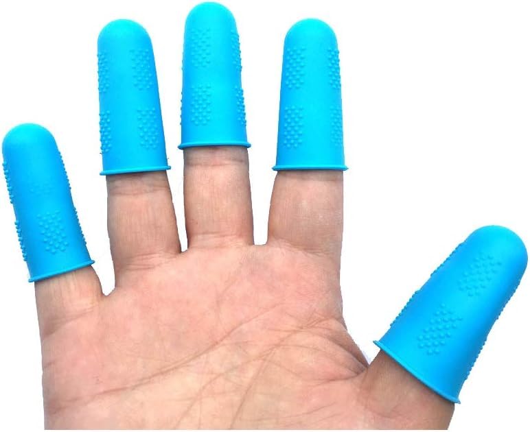3Pcs Silicone Finger Protector for Hot Glue Gun for Hot Glue, Rosin Wax, Resin, Adhesives, Scrapbooks, Sewing Art Glues and Pastes Craft Supplies