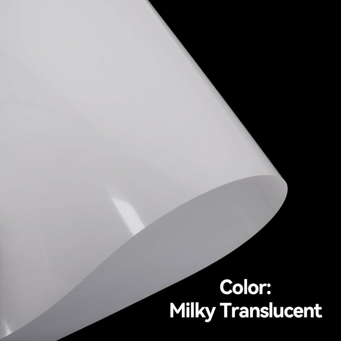 Klmnop 15 Sheets Mylar Sheet, 12 x 24 Inch/10 Mil, Milky Translucent PET Blank Stencil Sheet for Machines Cutting, Cut Tool Template Material, DIY Crafts Gift(10mil)