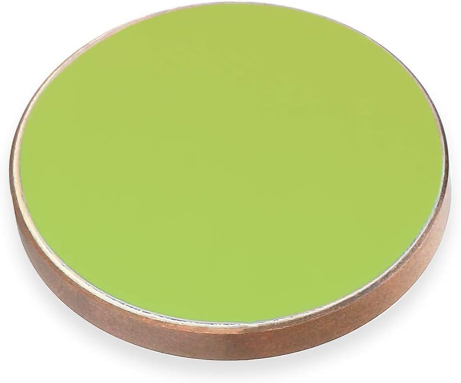 TEN-HIGH Cu Reflective Lens CO2 Laser Lens Laser Mirror Gold-Plated Copper Mirrors, for CO2 Laser Engraving Cutting Machine, Dia 60mm 3PCS