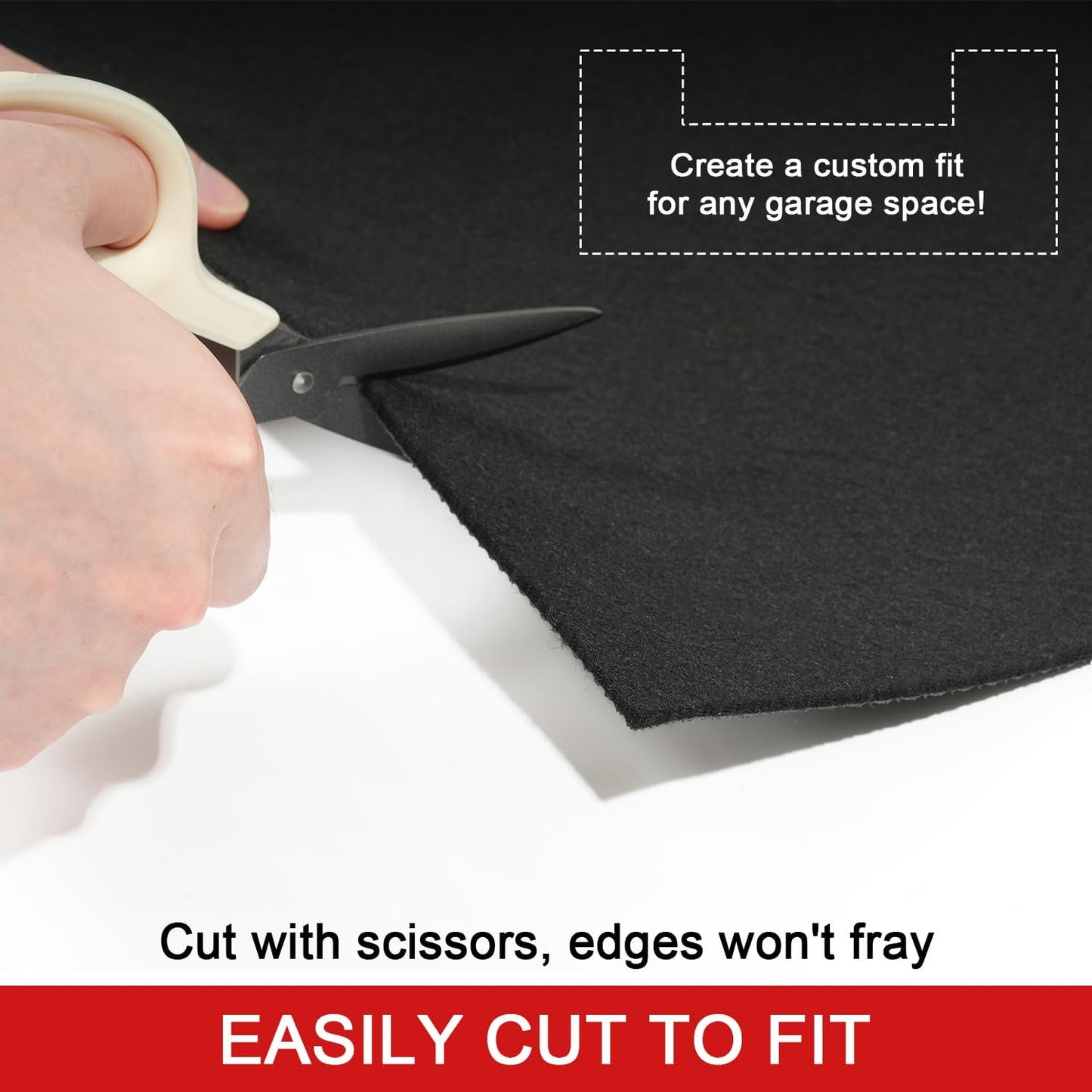 Golener Oil Spill Mat - Garage Floor Mat, Absorbent Oil Pad, Premium Maintenance Mat, Waterproof, Contain Liquid, Protect Garage Surface from Spill & Stain, Reusable, Durable, Black, 36”x59”, 2 Packs