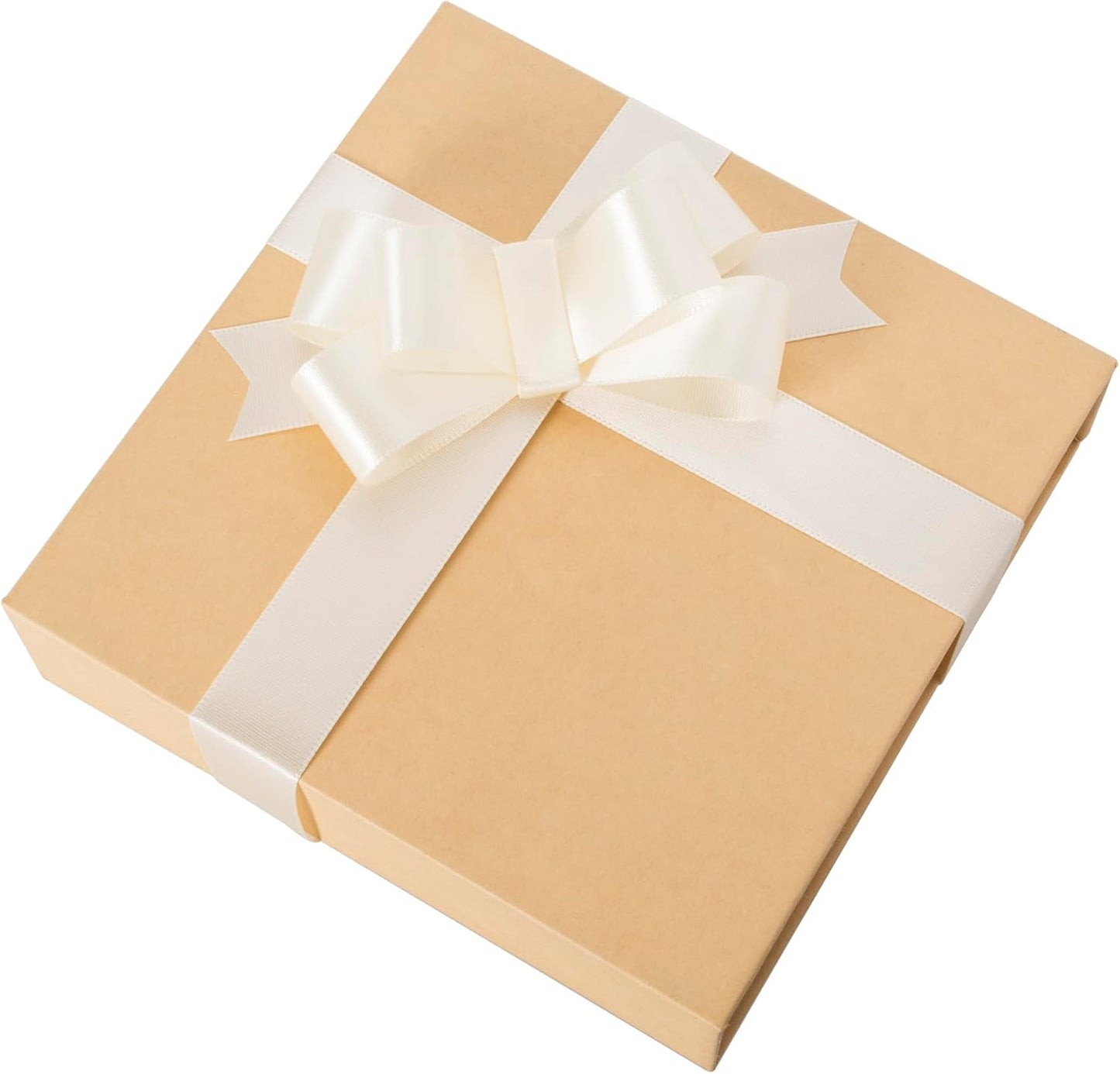 1 Inch Ivory Ribbon, 50 Yards Craft Polyester Satin Ribbon Perfect for Gift Wrapping, Handmade Roses, Wedding Party Decorations and DIY Crafts