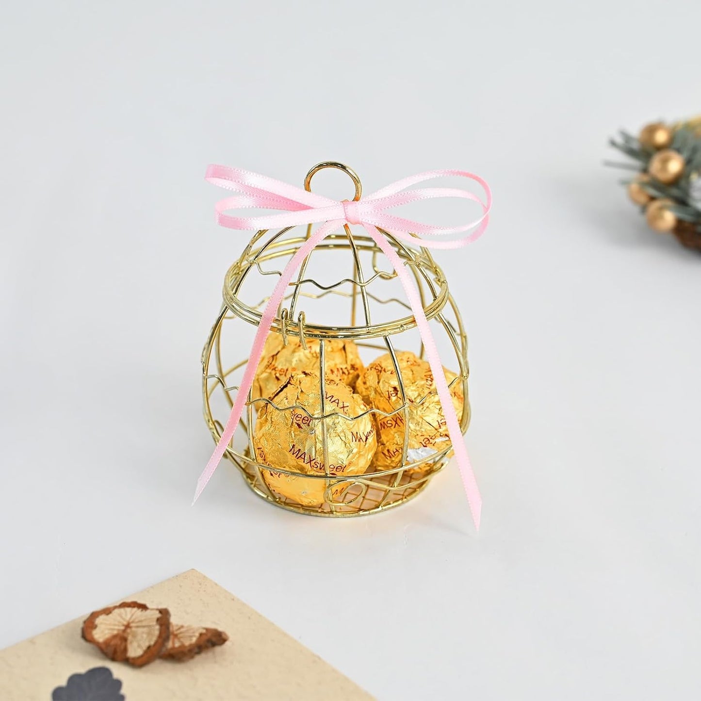 1/8" X 100 Yards Pearl Pink Satin Thin Ribbon Solid Color Double Faced Ribbons Perfect for Crafts Wedding Decor Bow Making Arts Sewing and More