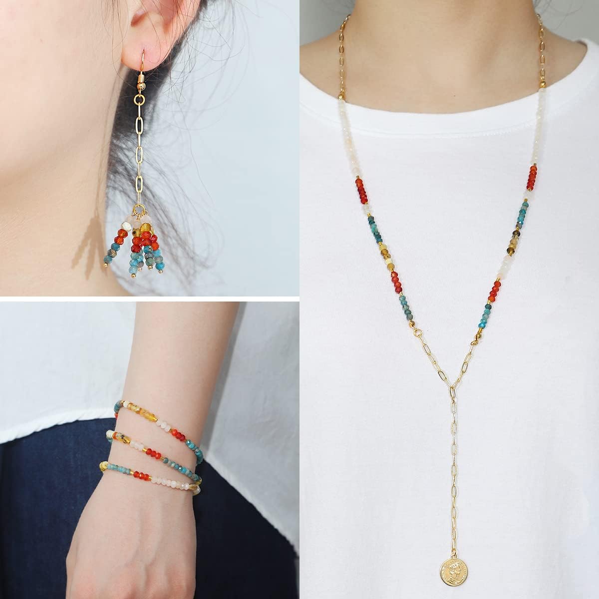 Natural Blue Sodalite Beads 4x2mm 120pcs Faceted Rondelle Loose Semi Gemstone Beads for Jewelry Making Design