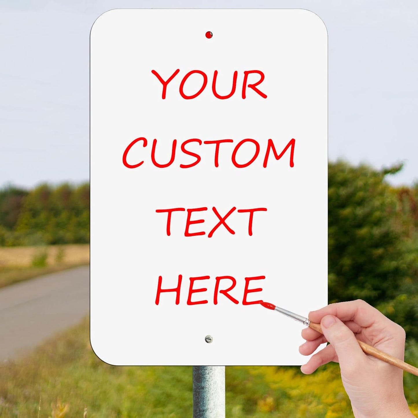 Blank Aluminum Signs 2-Pack, 18 x 12 Inches Sublimation Metal Sign Blank, Write-On Sign for Vinyl DTF Screenprint or Flatbed Printed Graphics, Rust Free Weather Resistant, Waterproof, Durable Ink, Easy to Mount Indoor or Outdoor Use