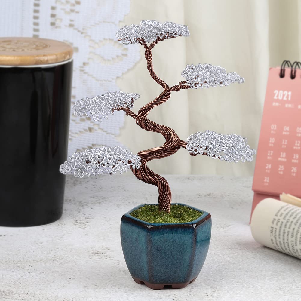 Tenn Well 9 Gauge Aluminum Wire, 50 Feet 3mm Bendable Craft Wire for Bonsai Training, Sculpting, Doll Making, Jewelry Making, Crafting (Bronze)