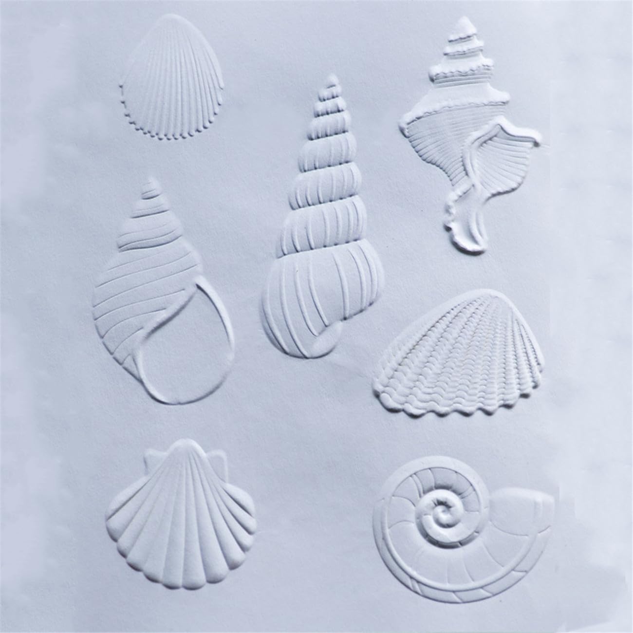 Mvchifay Cutting Dies for Card Making Metal Die-Cuts Scrapbooking Tool Hollow Frame DIY Craft Punch Template Embossing for Paper Album Decor (6-Shell Conch 11.1x9.7cm)