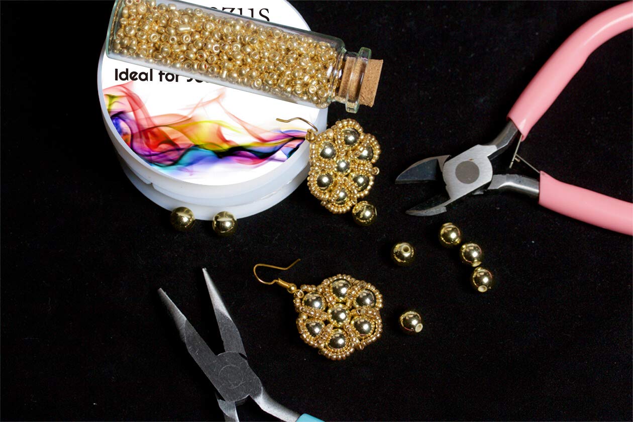 Anezus 12 Rolls Jewelry Wire Craft Wire Tarnish Resistant Beading Wire for Jewelry Making Supplies