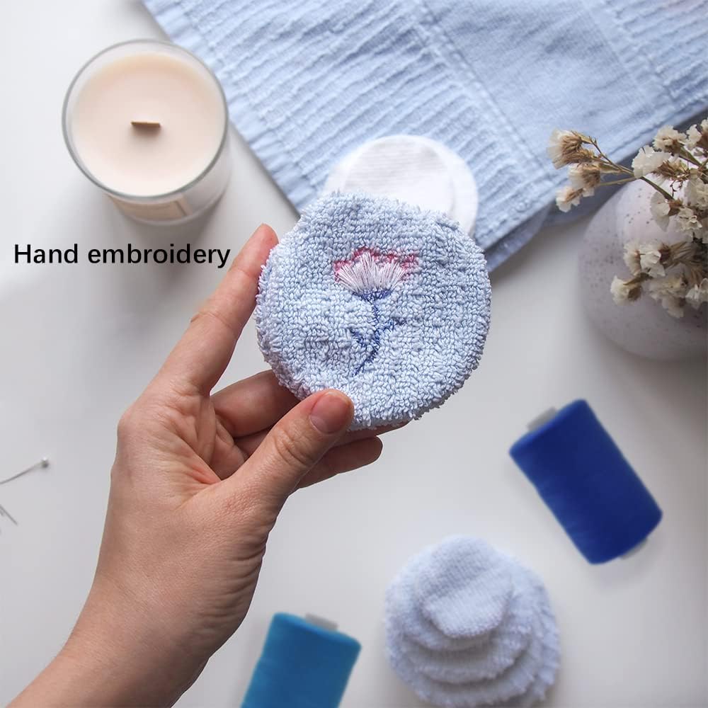 Sewing Thread 10 Color Sewing Industrial Purpose 1000 Yards Per Spool 40S/2 Polyester for DIY Sewing Machine,Embroidery Machine,Hand Sewing (Blue)