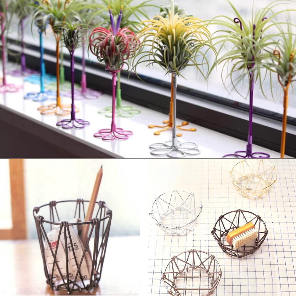 12 Gauge Sliver Aluminum Craft Wire (105FT) - Anodized for Jewelry Making, Beading Floral, Plant Gardening, Sculpting & Modeling Craft Wire (Sliver #1, 2mm)