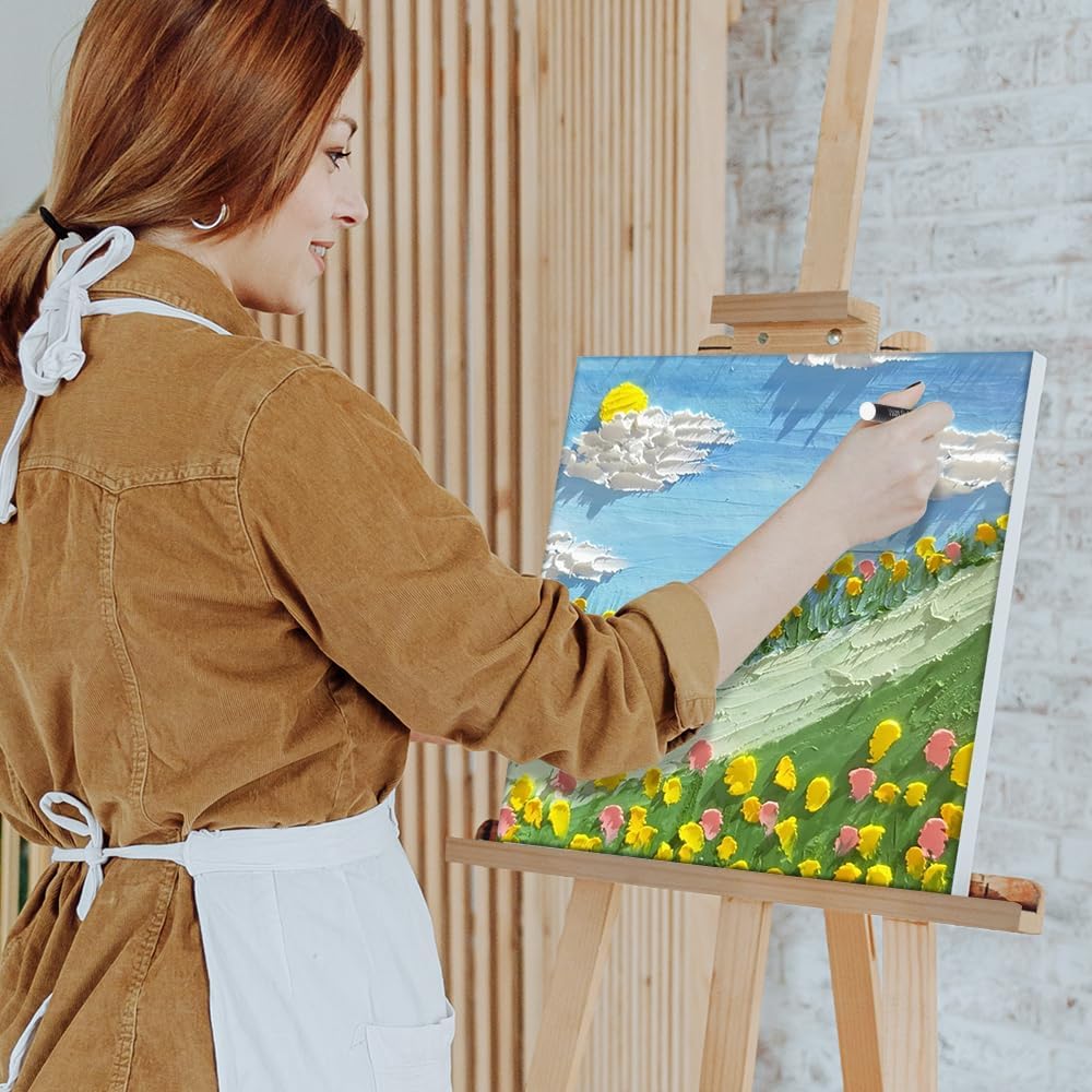 Mifuner Soft Oil Pastels Set (12 Sticks), Single Colors Heavy Oil Pastels Vibrant and Creamy,Pastel Art Supplies for Artists,Gallery Oil Painting Stick,Beginners,Adult Drawing White