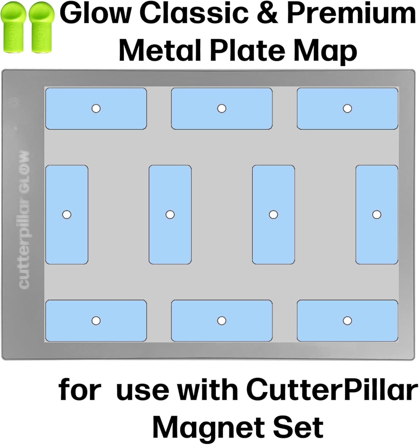 CUTTERPILLAR GLOW CLASSIC LED Light Board, with Translucent, Self-Healing Cutting Mat Light Box Tracing Pad w/Non-Slip Translucent Self-Healing Cutting Mat, 13” x 19" - Perfect for Quilters & Crafters