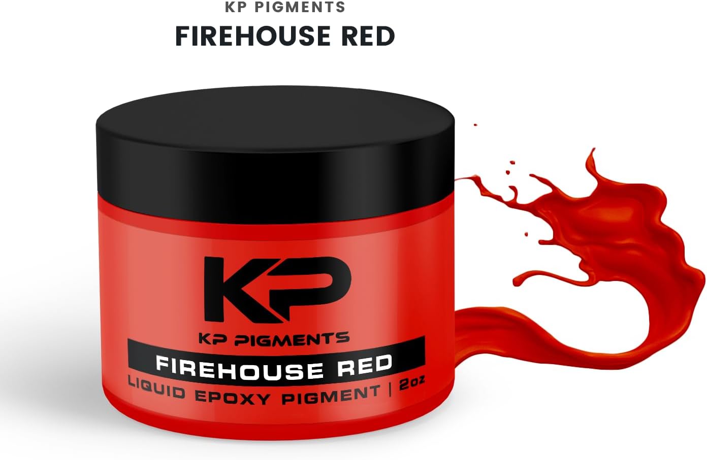 Epoxy Pigment Paste for Epoxy Resin, Tint/Pigment Paste with Spoon for Arts and Crafts, Jewelry, Resin Woodworking and More! (Firehouse Red)