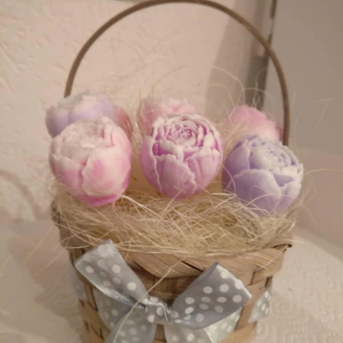 2PCS Peony Flower Silicone Candle Molds Soap Molds Fondant Chocolate Cake Candy Moulds Resin Clay Baking Pastry Tools