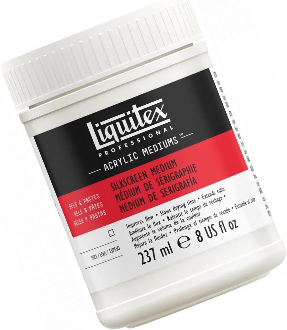 Liquitex Professional Silkscreen Gel Medium, 237ml (8-oz)
