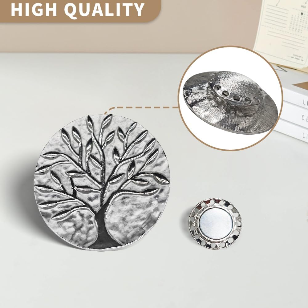 Needle Minder Magnet, Magnetic Needle Minder, Needle Minders Magnetic Cross Stitch Accessories, Magnetic Needle Holder, Life Tree, Butterfly, Cats, Owl, Heart (TreeofLife)