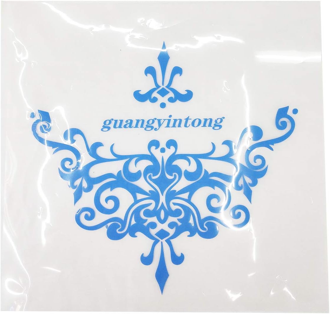 guangyintong Heat Transfer Vinyl Sky Blue HTV Rolls, 12" x 12ft Sky Blue Iron on Vinyl for T-Shirts, Matte Surface Sky Blue HTV Vinyl for All Cutter Machine Easy to Cut & Weed for HTV DIY Design