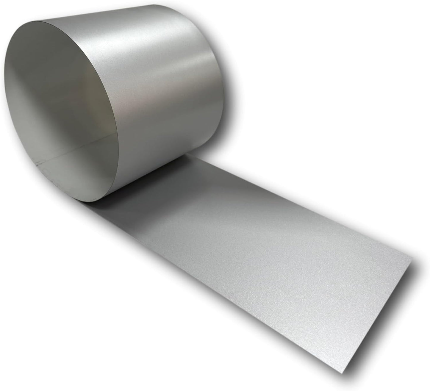 Eagle 1-24 Gauge KYNAR 500 Sheet Metal Flashing Rolls-10 FT Long-Heavy Duty-Commercial Grade-Roofing Flashing, Fascia Cover, Coping Cap-Multiple Sizes (36" x 10 FT, Silver)