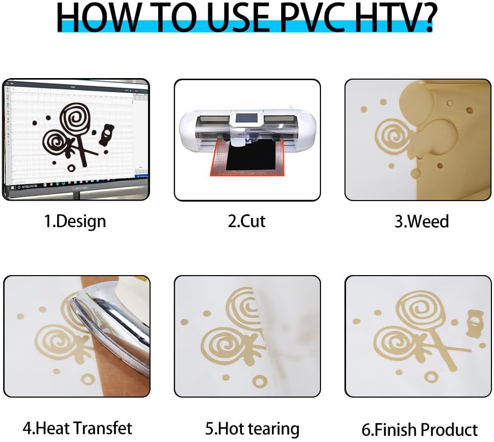 guangyintong Soil Golden Heat Transfer Vinyl HTV Rolls, 12" x 8ft Soil Golden Iron on Vinyl for T-Shirts Glossy Surface HTV Vinyl for All Cutter Machines Easy to Cut & Weed for Heat Vinyl Design