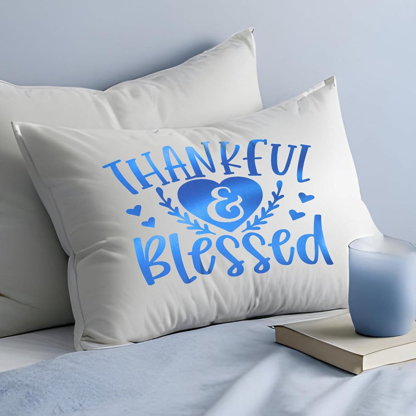 VINYL FROG Matte Metallic Heat Transfer Vinyl Roll HTV Vinyl - 12" x5ft Blue Metallic Satin Iron on Vinyl for T-Shirts, Heat Press Vinyl for DIY Craft Designs