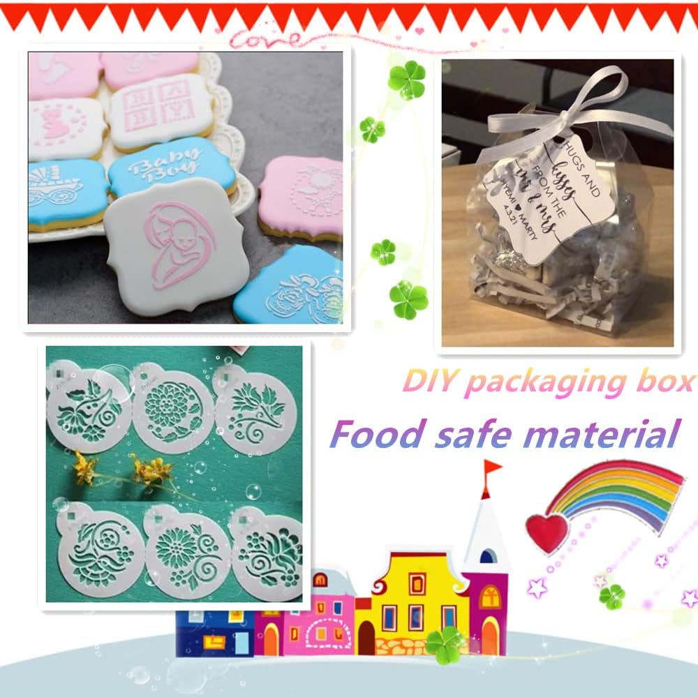 BANLTRE 18"x48" 5 Pieces Clear Blank Stencil Acetate Mylar for Craft,Silhouette Vinyl Cutting – Craft Material Making Sheets