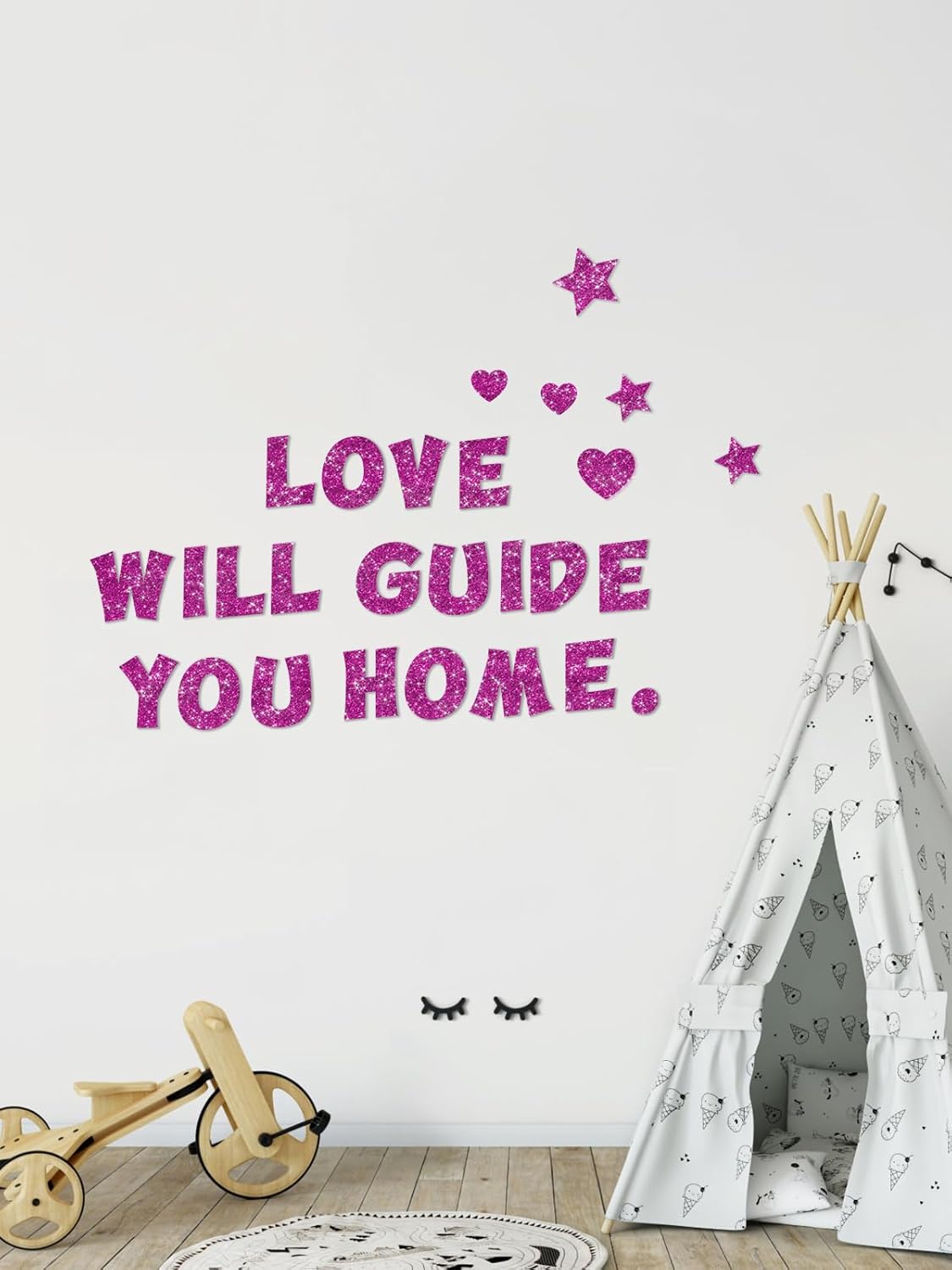 237 Pcs Glitter Bulletin Board Letters, Numbers and Punctuation, Poster Board Letters Alphabet Cut Out Cardboard Letters Accessories for Classroom Display Decorating Supplies 4inch (Hot Pink)