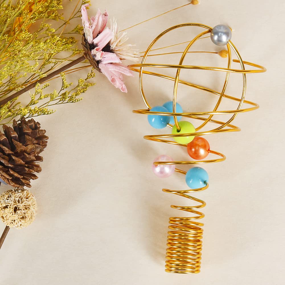 Tenn Well 9 Gauge Aluminum Wire, 50 Feet 3mm Bendable Metal Craft Wire for Sculpting, Jewelry Making, Armature Making, Molding, Wraping (Gold)