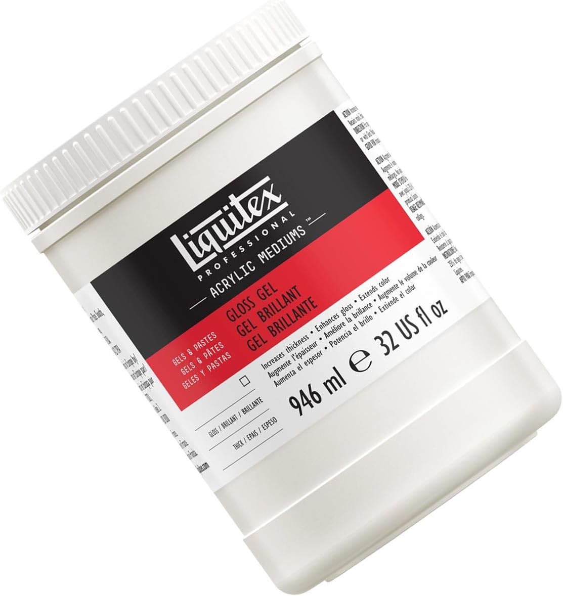 Liquitex Professional Gloss Gel Medium, 946ml (32-oz)