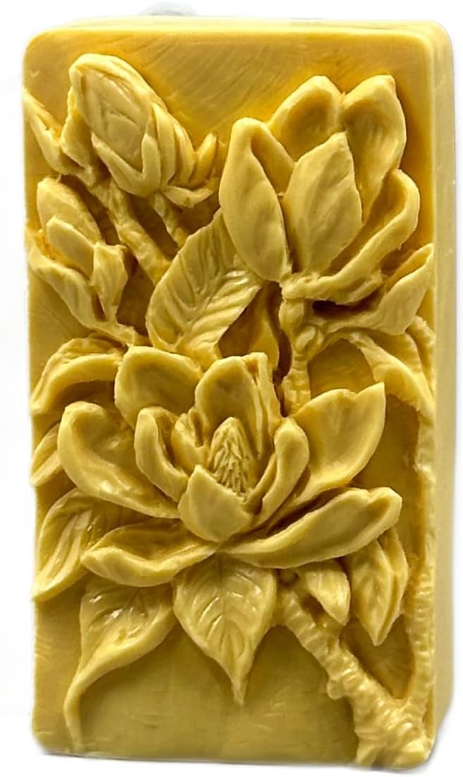 Magnolia Silicone Mold for SOAP Making, Candle, Resin and Other Crafts Flower